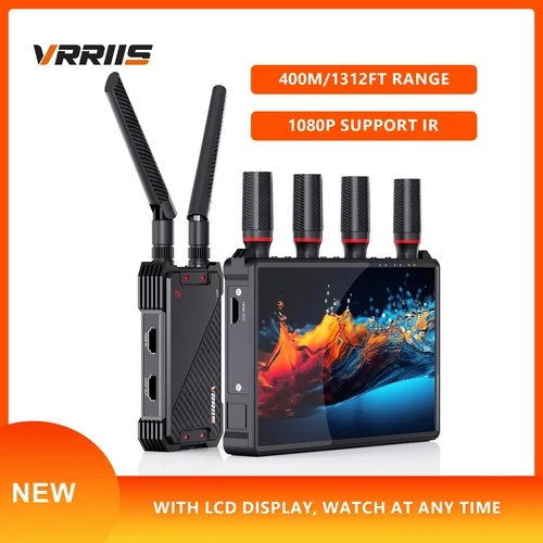 HDMI 무선 전송 시스템 비디오 송신기 및 수신기(카메라 라이브 스트리밍 노트북-TV 모니터용 LCD 화면 포함)