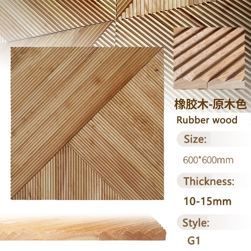 Mozaïek Massief Houten Wandpaneel 60*60Cm Natuurlijk Hout Stijl Indoor Wanddecoratie Schilderij Chinese Stijl Rubber Hout