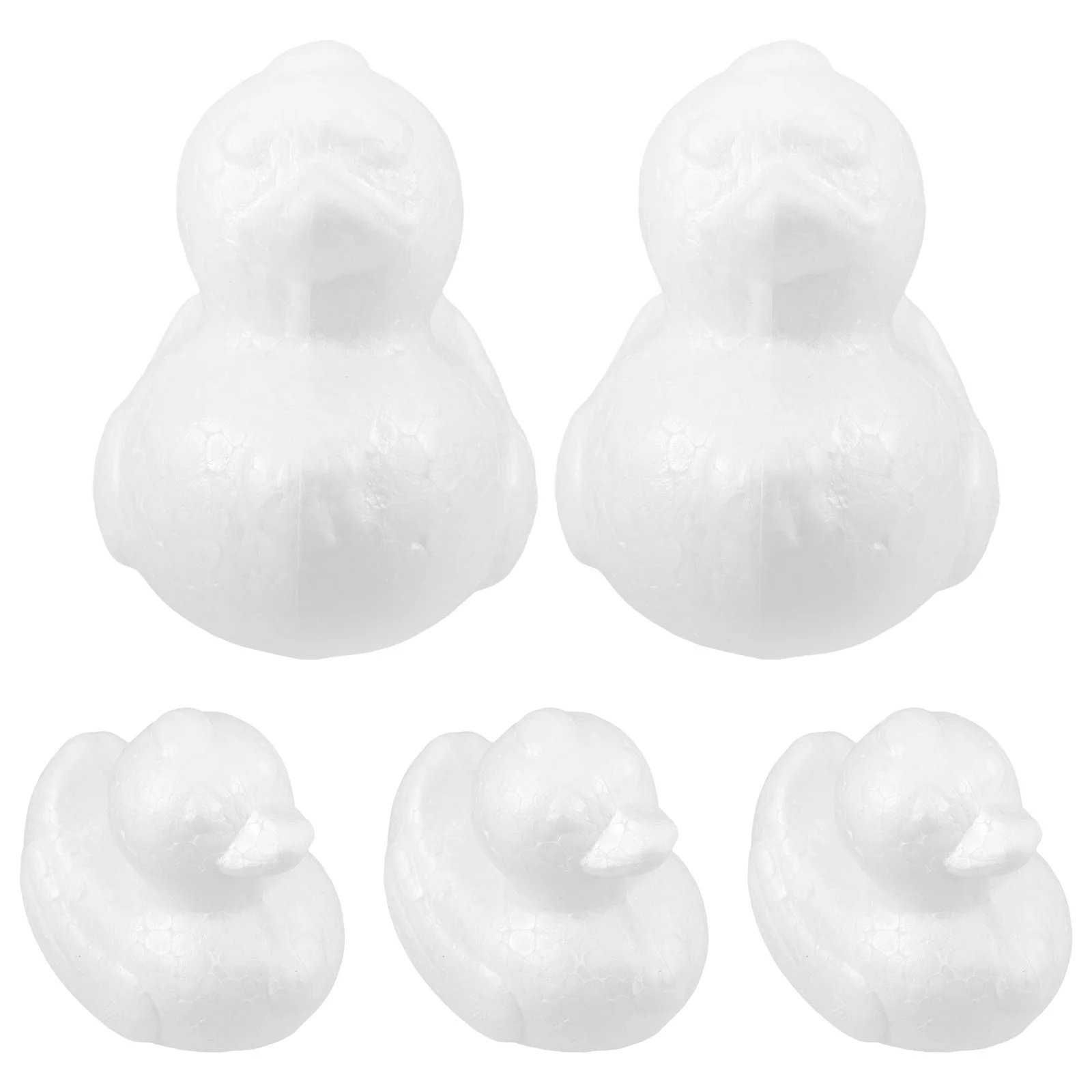 5 قطعة مجموعة بطة رغوة 9.5 سنتيمتر البوليسترين واقعية العائمة حمام الشاطئ حفلة الحرف استحمام الطفل اللعب تعويم حمام اللعب