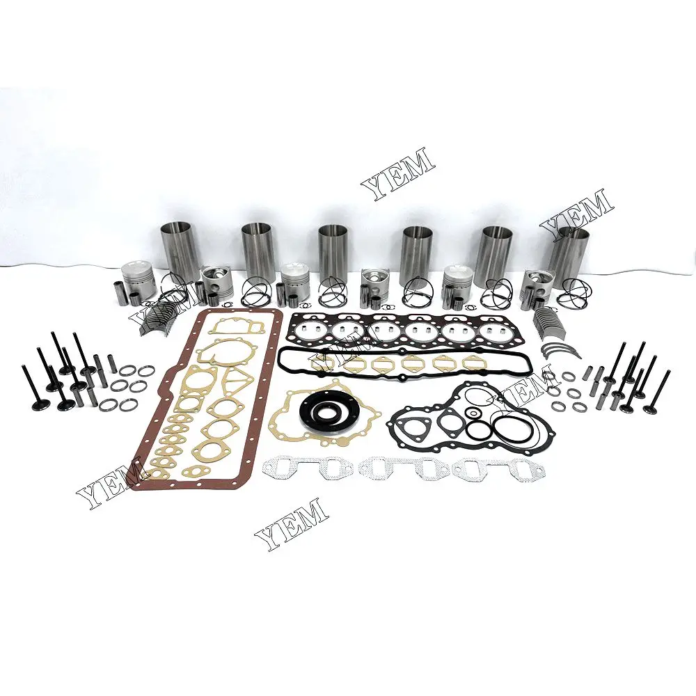 

6DR5 Engine Cylinder Liner Kit With Full Gasket Kit Engine Bearings Set Valves For Mitsubishi Diesel Engine Parts