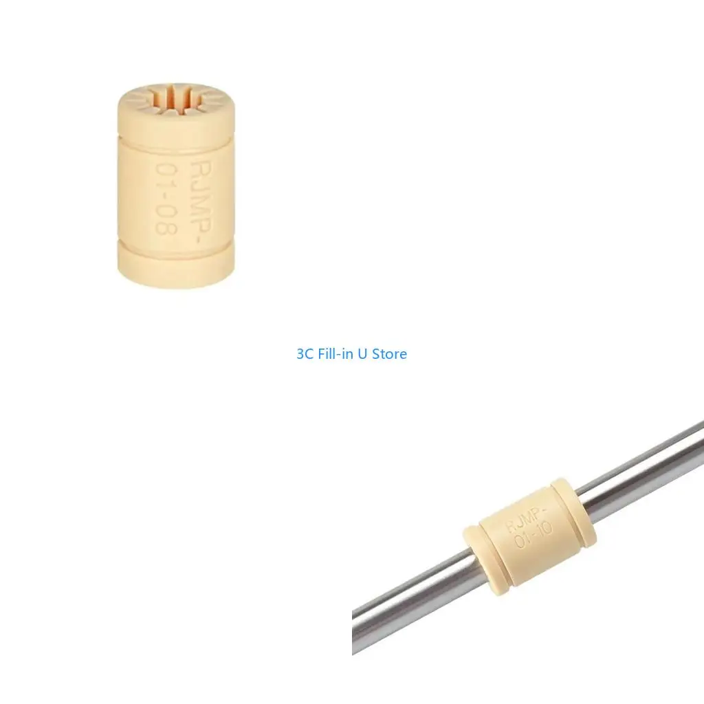 G8TA RJMP-01 RJ4JP-01-08 플라스틱 선형 베어링 DIY 프린터 수리 액세서리 부품