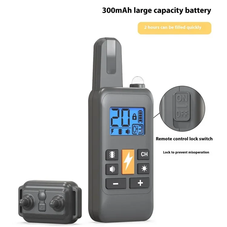 Dog Shock Collar 800M Dog Training Collar with Remote Innovative IP67 Waterproof with 4 Training Modes for All Breeds