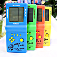 Classic Retro Handheld Game Players for Tetris Console Large Screen Children's Nostalgic Pocket Game Machine Kids Puzzle Toys