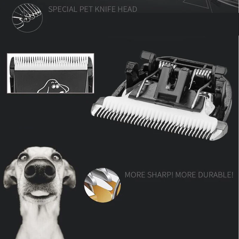 New High Power Professional Electric Pet Hair Clipper Cat Dog Hair Trimmer Grooming for big dog Animals Haircut Shaver Machine