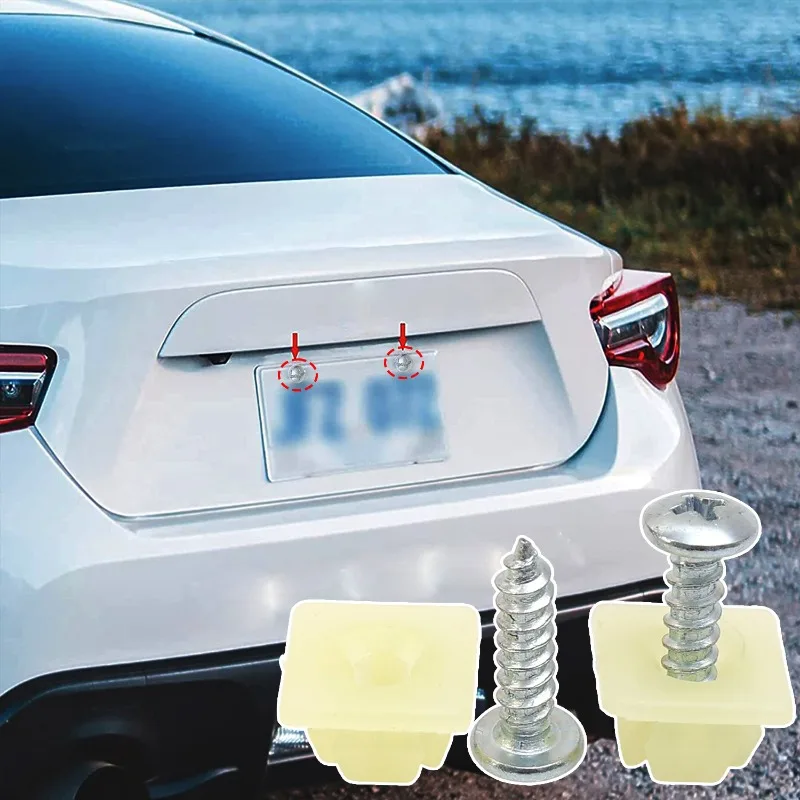 لإطار لوحة الترخيص مكافحة سرقة الأمن الذاتي التنصت مسامير لوحة ترخيص السيارة تحديد الجوز المفاجئة حامل المسمار الذاتي التنصت #2