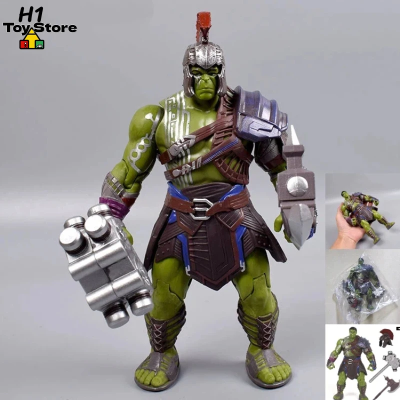 

Marvel Thor Ragnarok Gladiator Hulk Action Figure Articulated Joints Armored Collectible Model Desktop Ornament For Marvel Fans