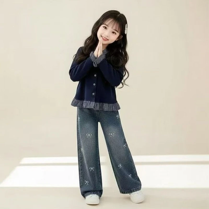 Girls Autumn Spring Fashion Outfit 2026 New Student Clothing Set Trendy