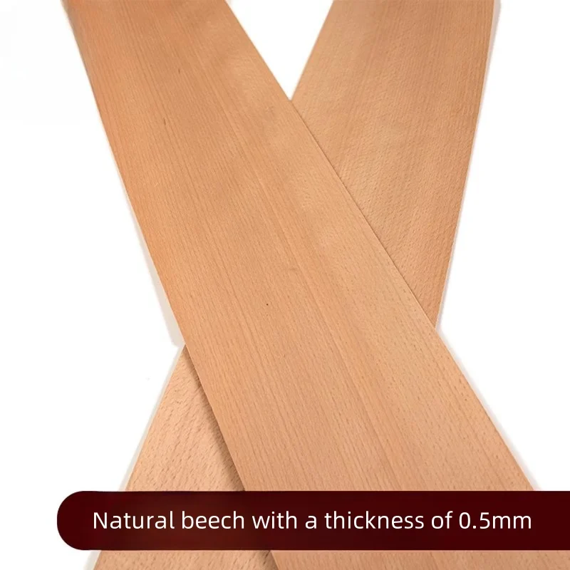 0.5mm  length:2.5meters width 16cm Natural red beech wood veneer furniture surface veneer