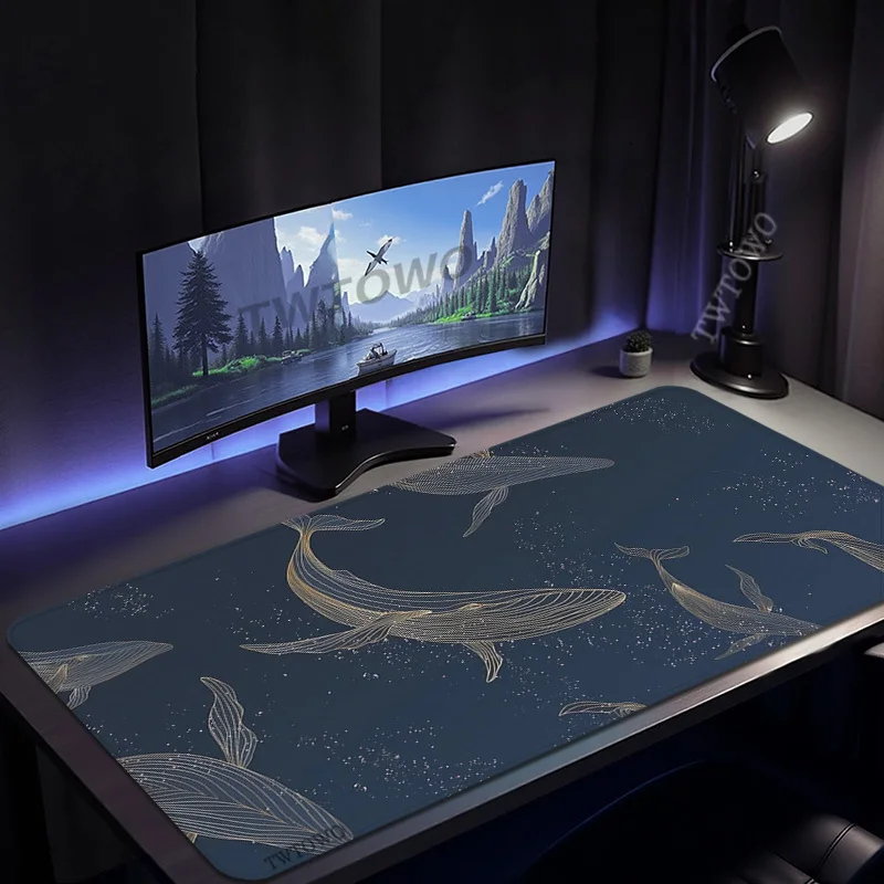 

Коврик для мыши Gaming Whale Aesthetics printon demand HD Новый механический коврик для клавиатуры XXL Ковер Натуральный каучук Коврик для компьютерной мыши