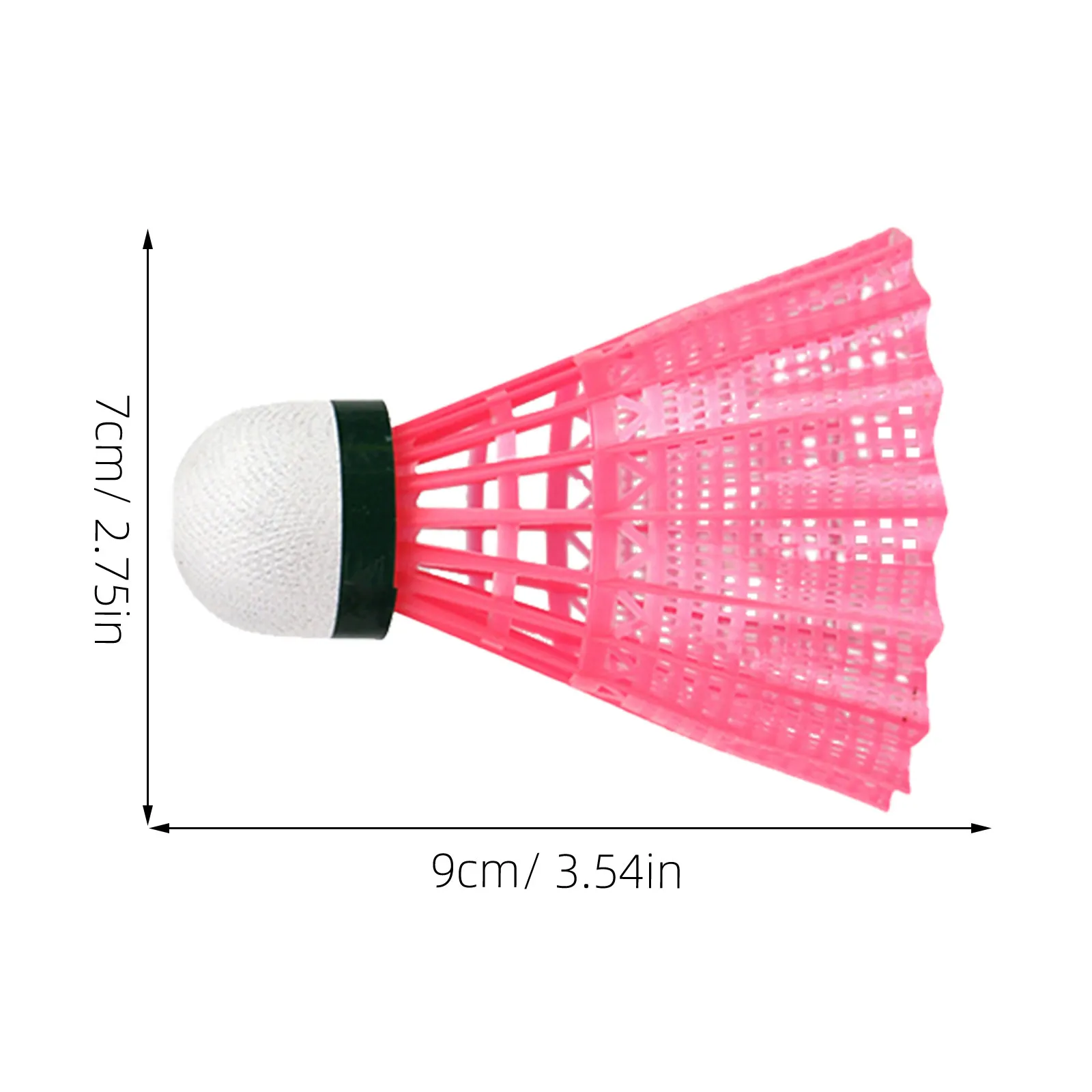 6Pcs Nylon Badminton Shuttlecocks for Amateurs & Trainers – High Stability, Crack-Resistant, Excellent Flight Performance