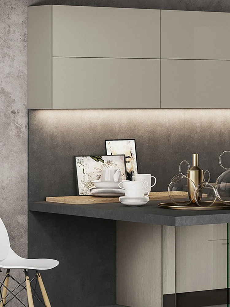 CBMMART Customized Kitchen Cabinets Classic Italy Style Wooden Cabinet