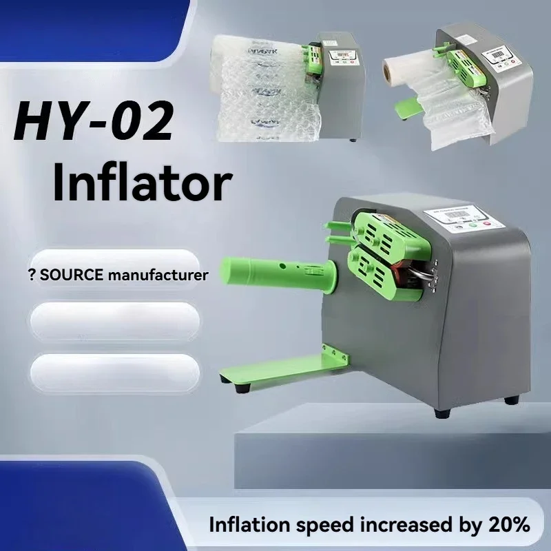 Inflatable Machine for Shock-Proof Gourd-Style Bubble Wrap Courier Packaging Automatic Air Cushion Machine for Protective Packag