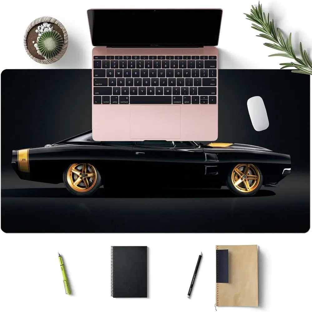 

900x400 Sports Car Design Mouse Pad Gaming Non-Slip Rubber Base Extended Desk Mat Computer Accessories for Gamers and Office Use