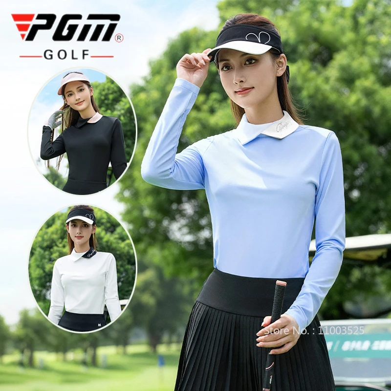 

Женская рубашка-поло с длинными рукавами для гольфа, спортивная футболка контрастного цвета, женские быстросохнущие дышащие тонкие топы, теннисный трикотаж для гольфа XS-XL