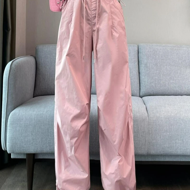 سراويل صيفية رفيعة عالية الخصر لعام 2025 سريعة الجفاف، سراويل هارلان الرياضية