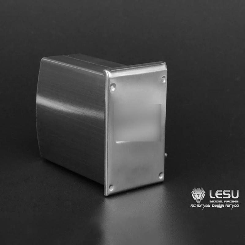 LESU RC Parti di Metallo CNC Serbatoio di Scarico per I Giocattoli 1/14 di Controllo Remoto Idraulico FAI DA TE Tamiyaya Trattore Camion Modello di Auto Dumper TH05805