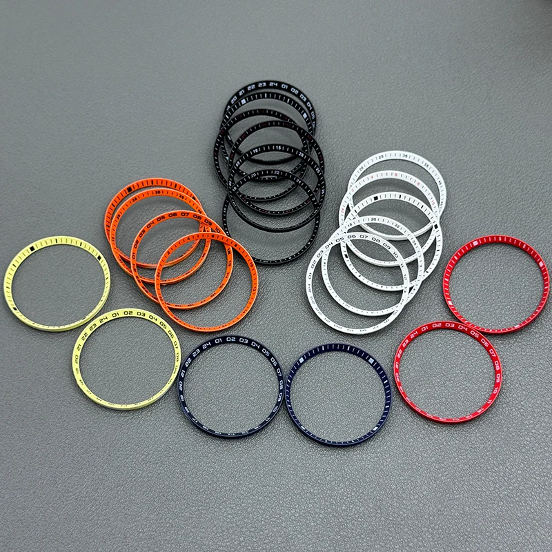 Multiple 30.5 Bezel Ring Fits SKX007 SKX009 SRPD Watch Cases Plasticsr Inner Ring NH35 NH36 Watch Case Refit Parts