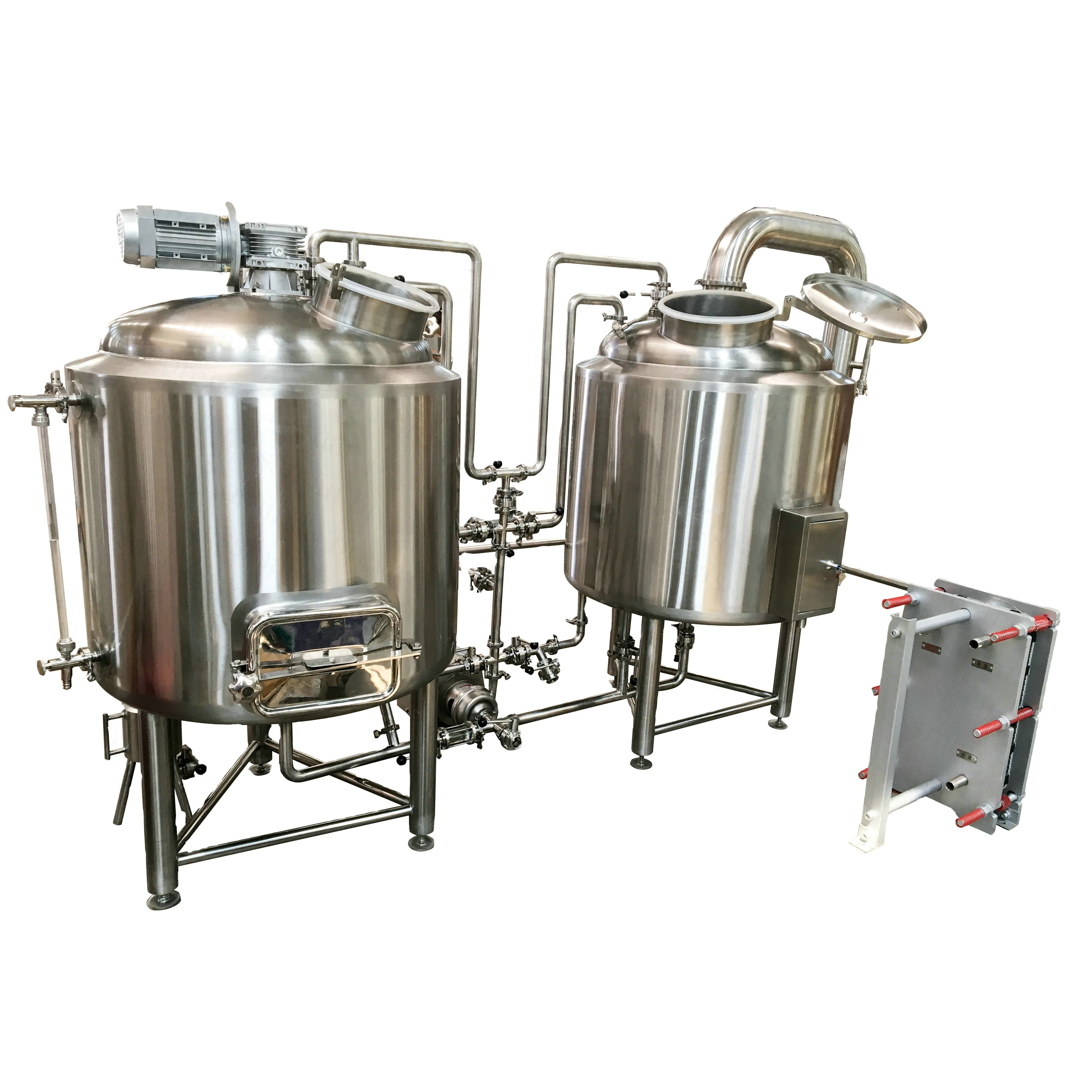 

2025Mini Home Brewhouse Machine Beer Brewing Plant Hotel Pub Brewery Equipment