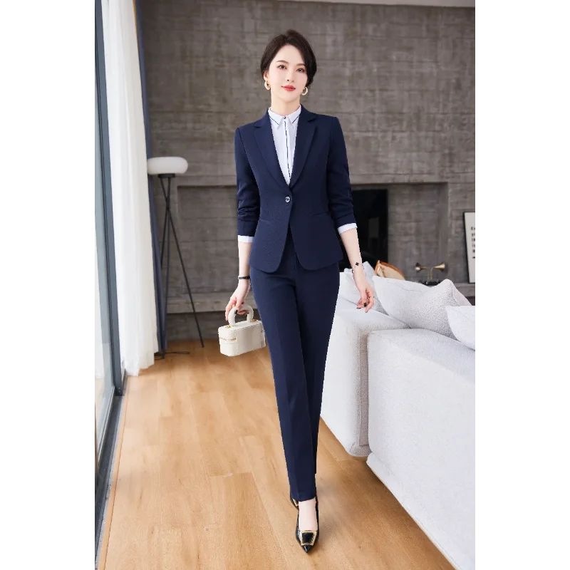 

2024 Professional Women's Clothing Autumn and Winter New Set Pants Set Highlights Unique Temperament