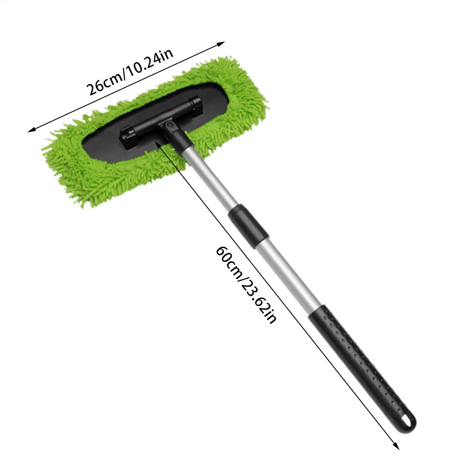 أداة تنظيف الزجاج الأمامي إزالة الصقيع تلسكوبي مقبض طويل ممسحة غسيل السيارات لتنظيف غسل الزجاج شاحنة تفصيل السيارات