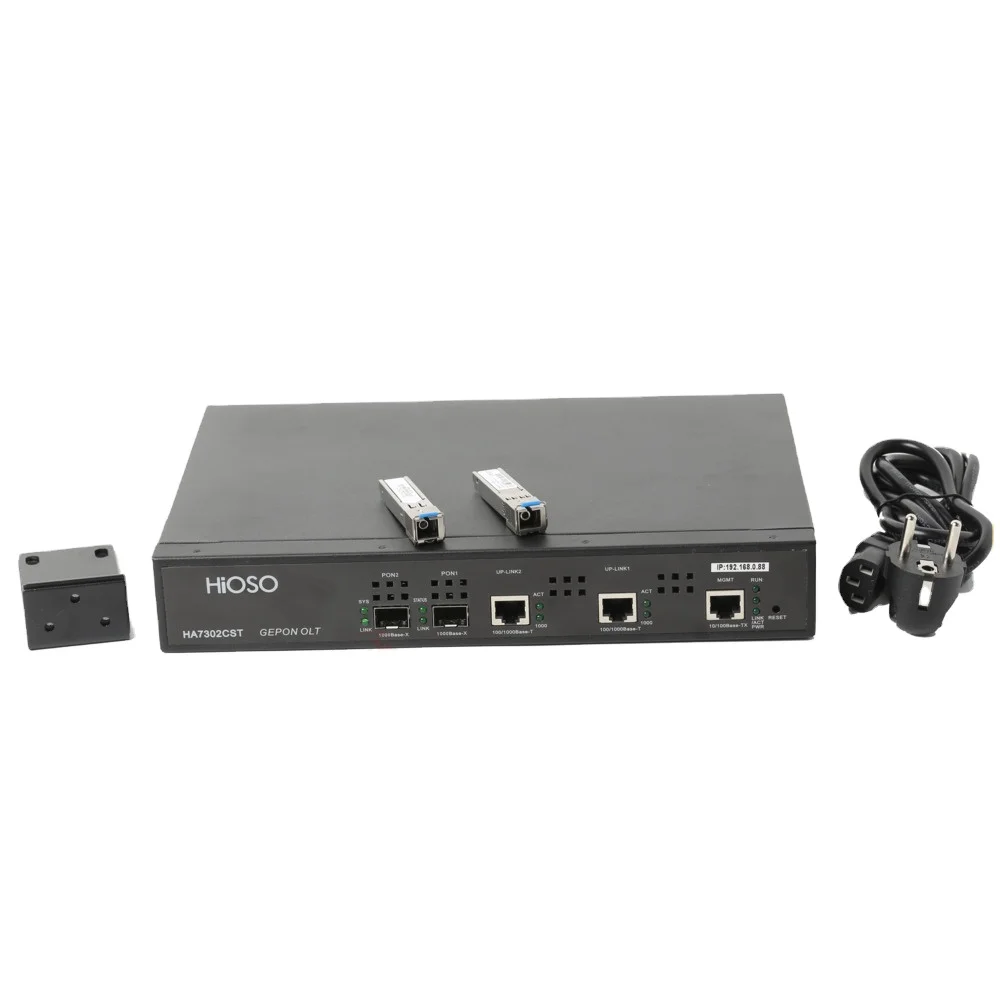 Оптоволоконное оборудование 2 PON Epon Mini 2 порта OLT FTTH Поставка Другое брендовое не включает модули Onu Mini 2pon Olt