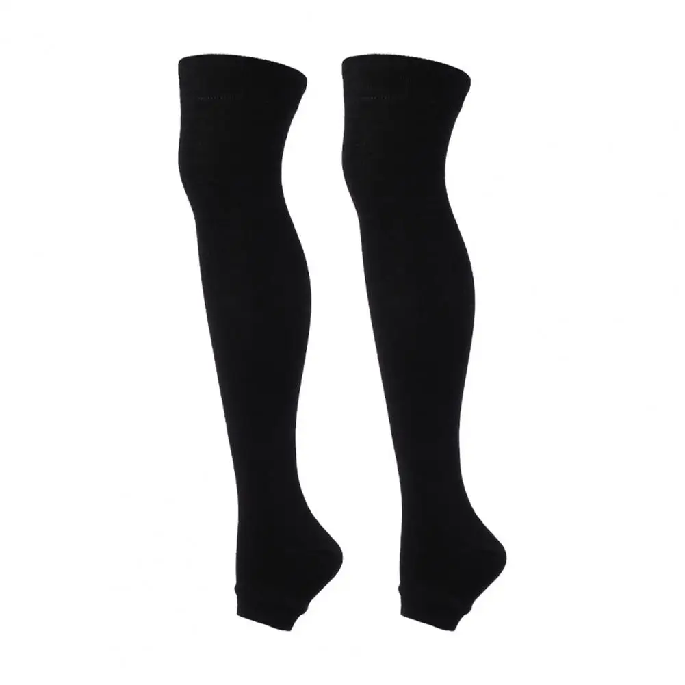 1Pair Thigh Stocking Breathable High Elasticity Exercise Costume Widen Welts Yoga Compression Socks for Yoga