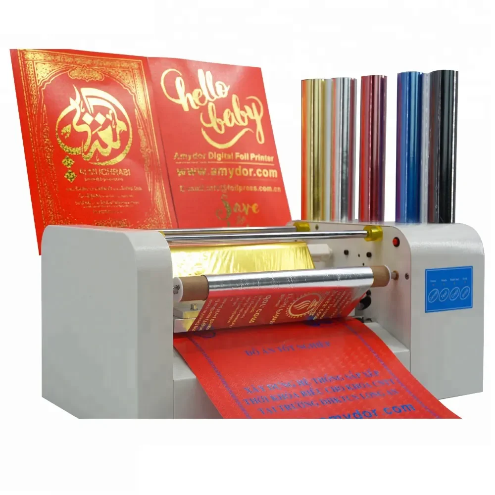 Digital wedding invitation card 2019 Foil hot press printer Hot Stamping foil Printer machine