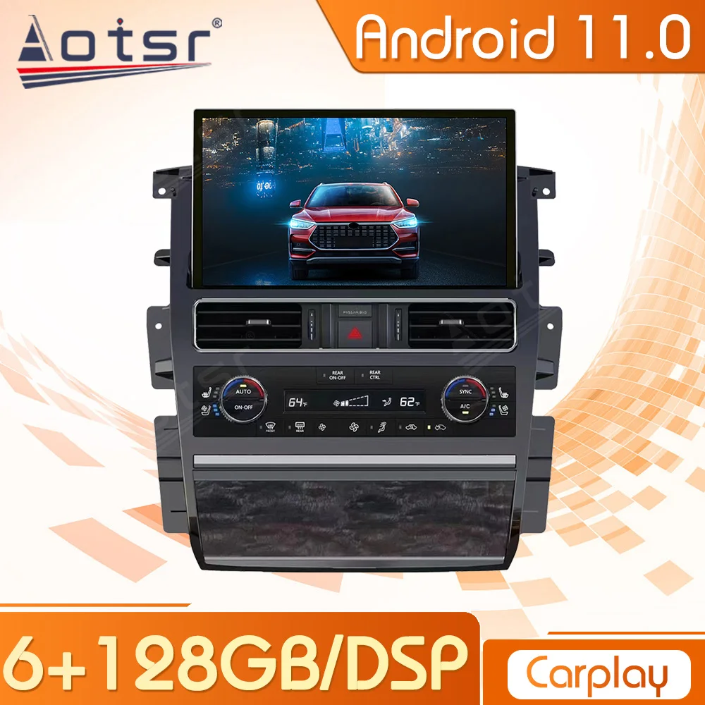 12.3 Inch Android Car Radio Bluetooth For Nissan Amanda Y62 2010 - 2022 Carplay Video Central Multimedia Player Stereo Head Unit