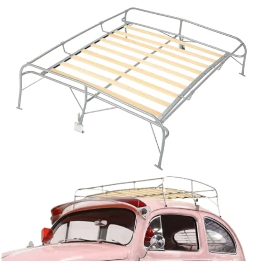 Roof Cargo Rack Compatible with All Volkswagen Beetle VW Type 1 Bugs Rooftop Storage Rack Cargo Carrier Basket Car Top Luggage