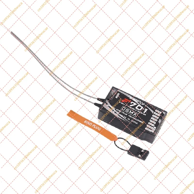 2.4GHz 7CH DSMX DSM2 RC Receiver, F701 Compatible for Spektrum DX7 DX8 Helicopters