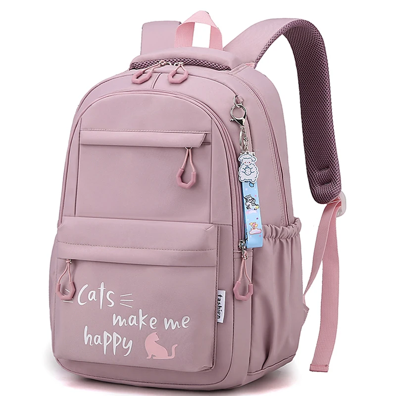 Kids School Bag 2024 New Cute School Backpack for Girls Children Kawaii Bookbag Primary Students Gift Large Capacity Backpack