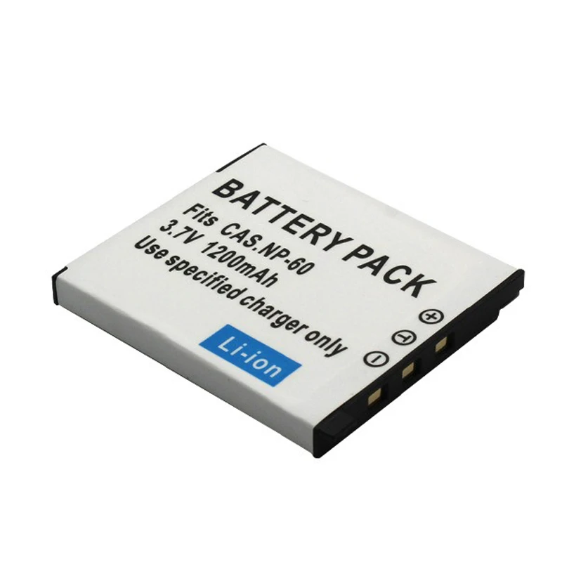 3.7V 1200mAh NP-60 NP60 CNP-60 Camera Battery For Casio CNP60 CAS EX-Z80 S10 Z9 S12 Z20 Z29 Z19 Z85 Z80 Z90