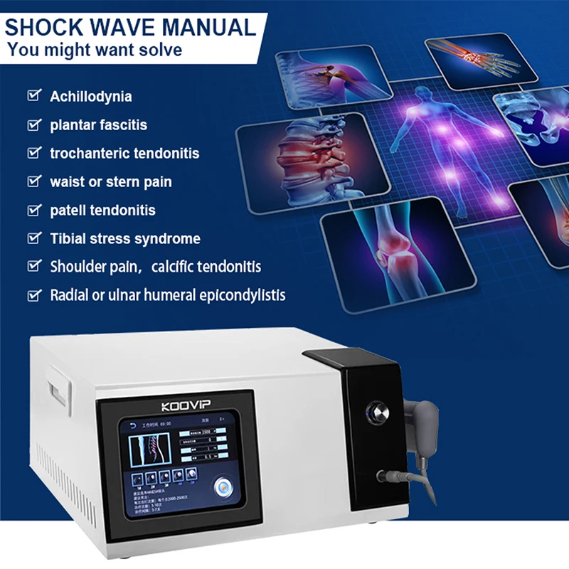 

Hotselling Pneumatic Shockwave Therapy Machine Extracorporeal Physiotherapy Shock Wave ED Treatment Pain Relief Health Care