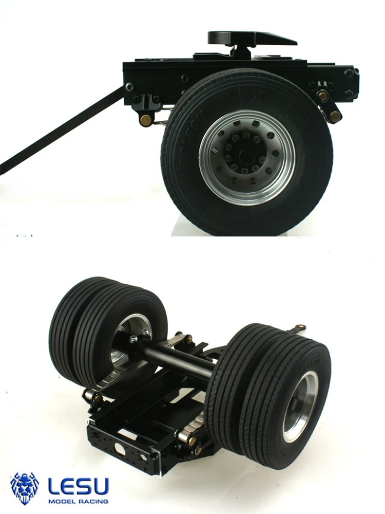 LESU für 1/14 LKW Muldenkipper Installations-Transfer-Traktor Anhänger Modell-LKW DIY Zubehör Spielzeug – Detail 6