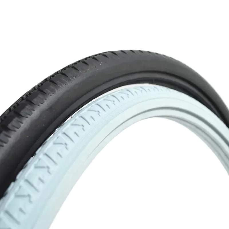 1pc Wheelchair Accessories Tire 20 22 24 Inch Outer Solid 20/22/24x1 3/8 Non-pneumatic Rear Wheel