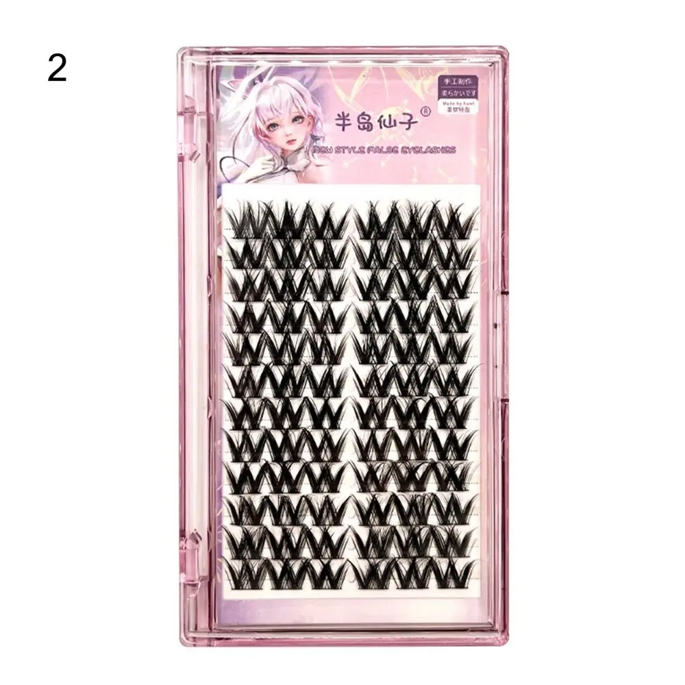 エクステのような見た目、ウィスピーで大容量の個別まつげ、ナチュラルな見た目、DIYまつげエクステ