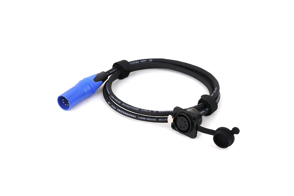 0,3–15 m D-Typ 5-polige XLR-Buchse für Schalttafelmontage zum Durchgang des Steckverbinders, XLR-Kabel – kein Löten für Pro-Audio-Installationen – Detail 7