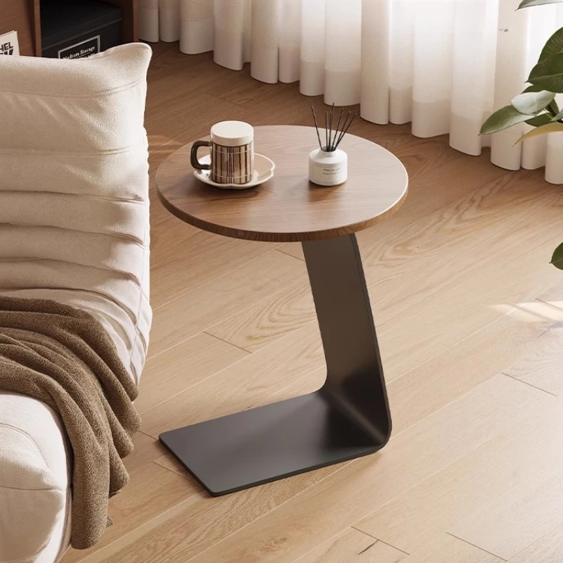 Tempered Coffee Table Glass Mesa Round Lateral Nordic Coffee Table Modern Mesa De Centro Sala De Estar Nesting Furniture