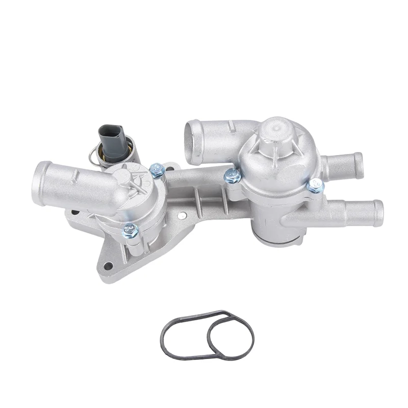 

A90E-1 PCS 03C121111AM Car Engine Coolant Thermostat Controller Enhanced Silver Aluminum Alloy For VW Polo Bora Sagitar