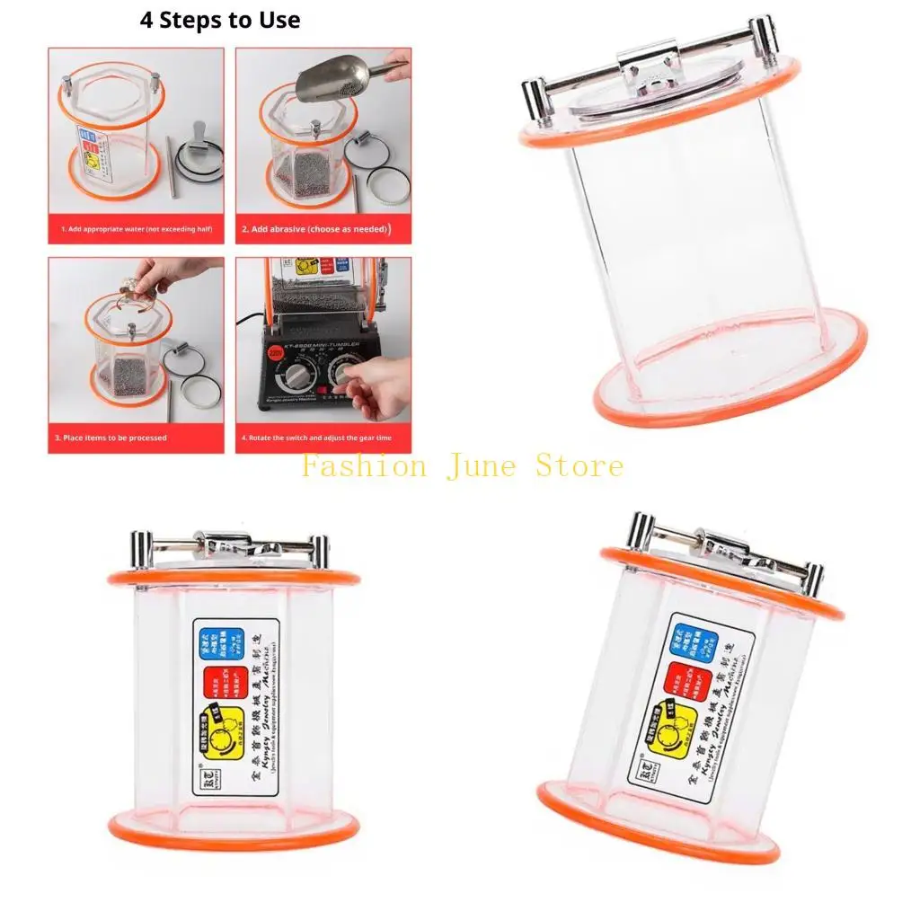 

N5KA Professional Jewelry Polishing Barrels With Transparent Wear Resistant Construction