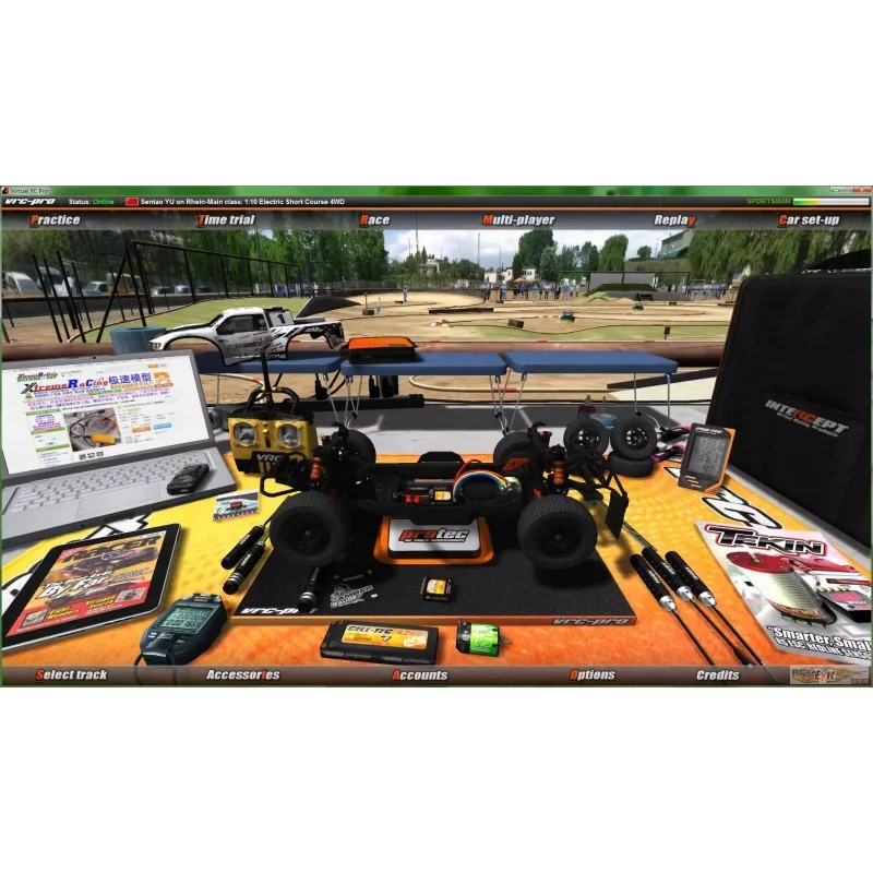 Super 800fps VRC PRO RC Simulator VRC-4CH 4-kanaals 3NT alternatieve signaalomzetter