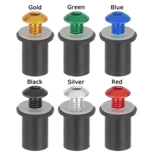 Aluminium -Windschutzscheibenschrauben, Nussfixer -Kit, Motorradbaugruppe, M5 x 15 mm, CNC, 10pcs 6 Hauptverkäufe Careage SRAD 750 - №5