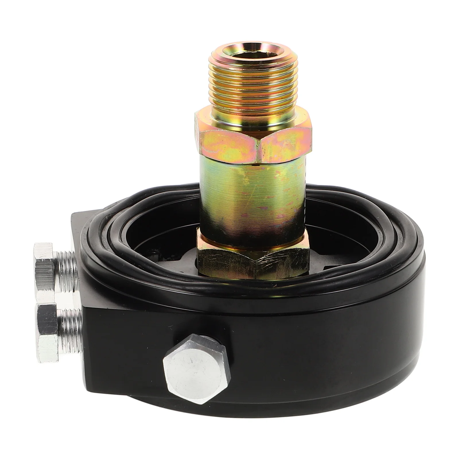 

Universal Aluminum Oil Filter Sandwich Plate Adapter Engine Pressure Gauge Kit Durable Metal Car Modification Easy Install