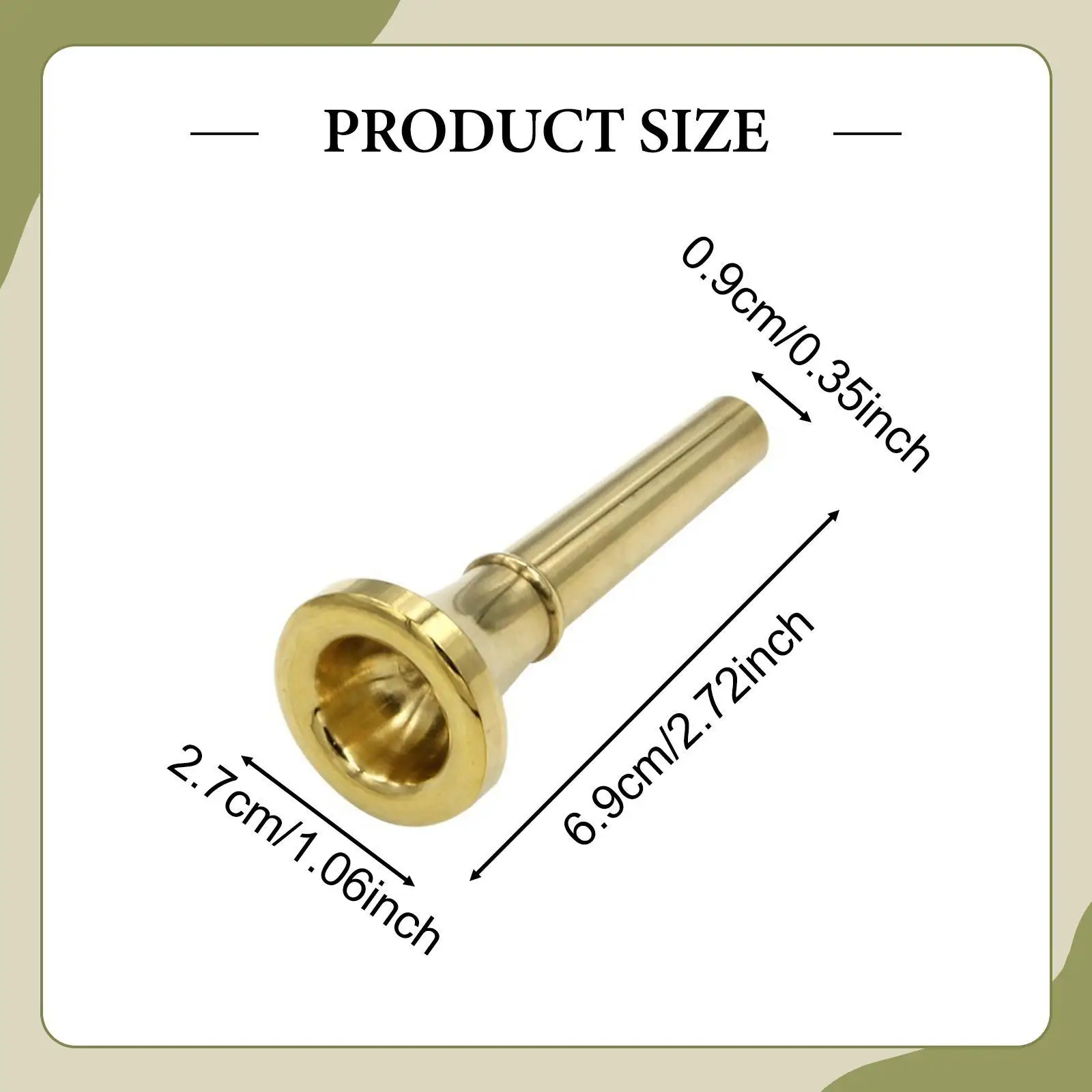 Alto Trombone Mouthpiece Replace High Performance Sound Professonal Classic Brass Lightweight Musical Instrument Accessories