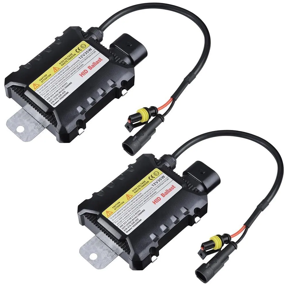 2PCS DC 35~55W  Xenon Ballasts 3800LM For H1 H3 H7 H11 9012 hir2 hid Headlights 9005 9006 3000k-12000K Cars Lighting System