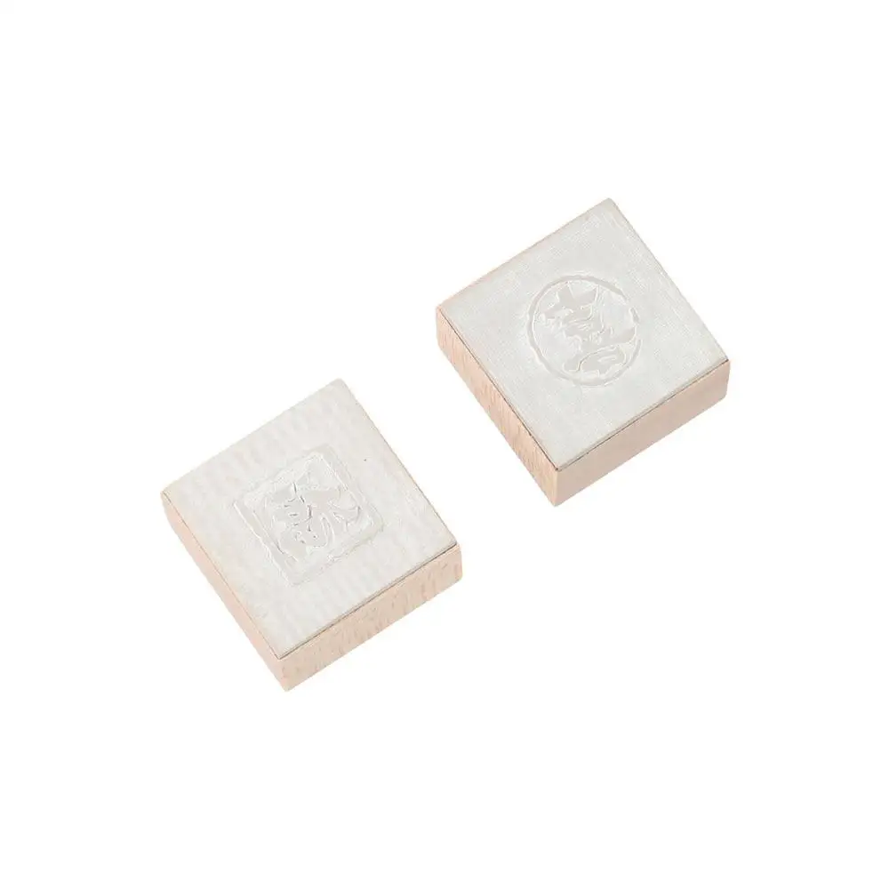 Self-Inking Vintage Scriptures Stamp DIY Hand Account Calligraphy Painting Stamps Wooden Engraved Chinese Calligraphy Stamp