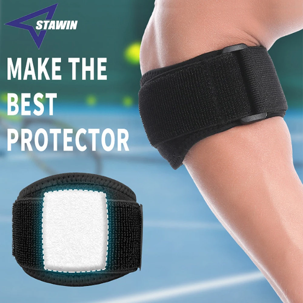 1 PC Adjustable Tennis Elbow Support Guard Pads Professional Golfer\'s Strap Elbow Lateral Pain Syndrome Epicondylitis Brace New