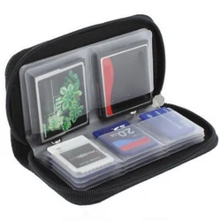 Étui de rangement pour cartes mémoire SD, SDHC, CF, support en poudre de transport, portefeuille, étuis pour cartes mémoire icro SD X D