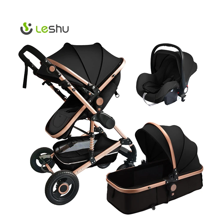 Factory hot sales foldable carriage travel stroller 3 in 1 luxury pushchair baby pram cheap baby strollers for sale