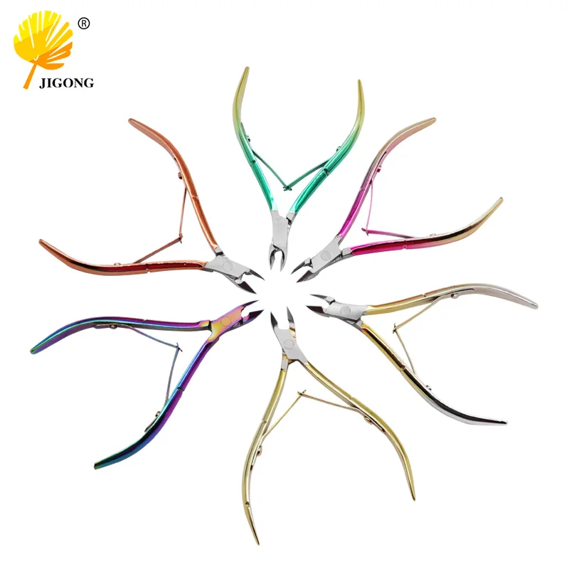 1PC Nail Manicure Scissors Cuticle Cutter Nails Cuticle Nippers Dead Skin Remover Pedicure Stainless Steel Cutters Tools